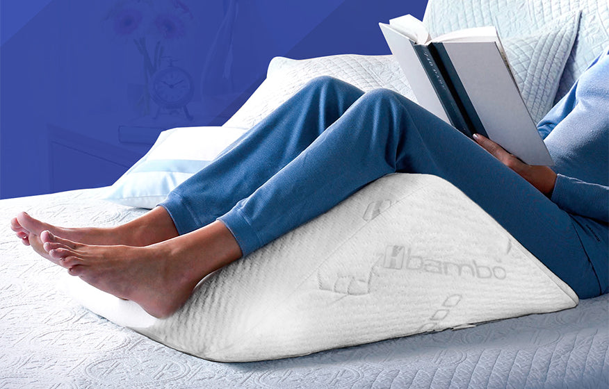 Achieve Ultimate Comfort and Relief with a Wedge Pillow for Legs