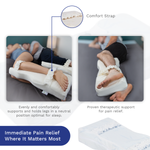 Memory Foam Knee Leg Pillow for Side Sleepers Sciatica Pain Relief