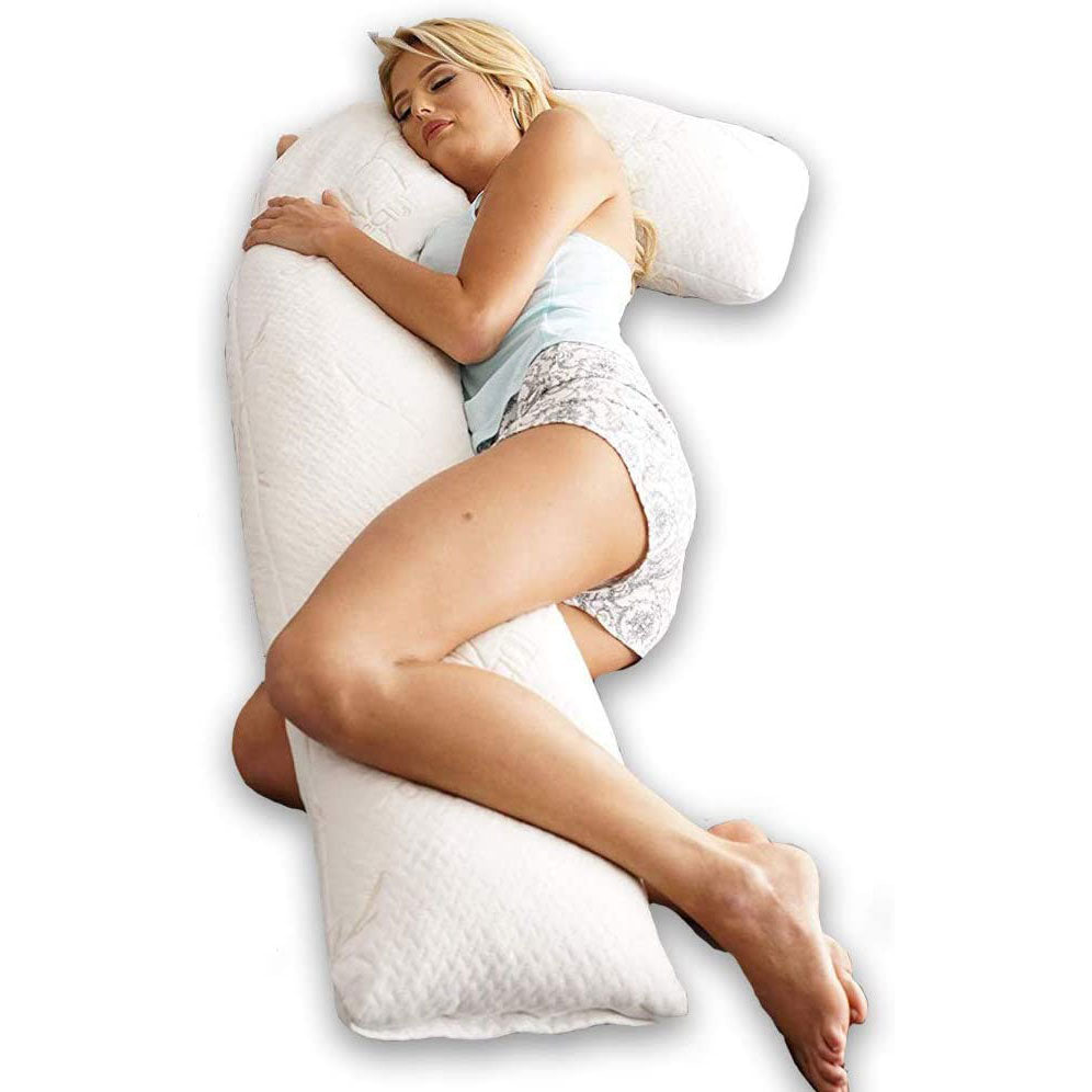 Memory Foam Knee Pillow Back Support Align Spine Pregnancy Body Pillows for  Side Sleepers for Orthopedic Sciatica Back Leg Hip
